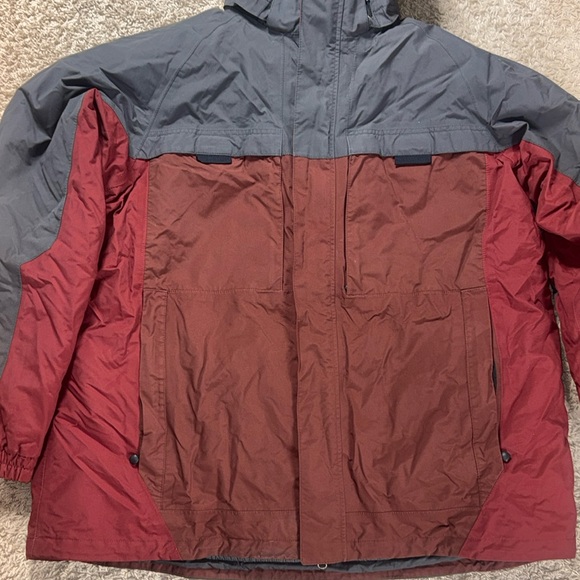 EUC Men’s Eddie Bauer Weatheredge Goose Down Hooded Parka Jacket Size XXL Tall - Picture 4 of 12